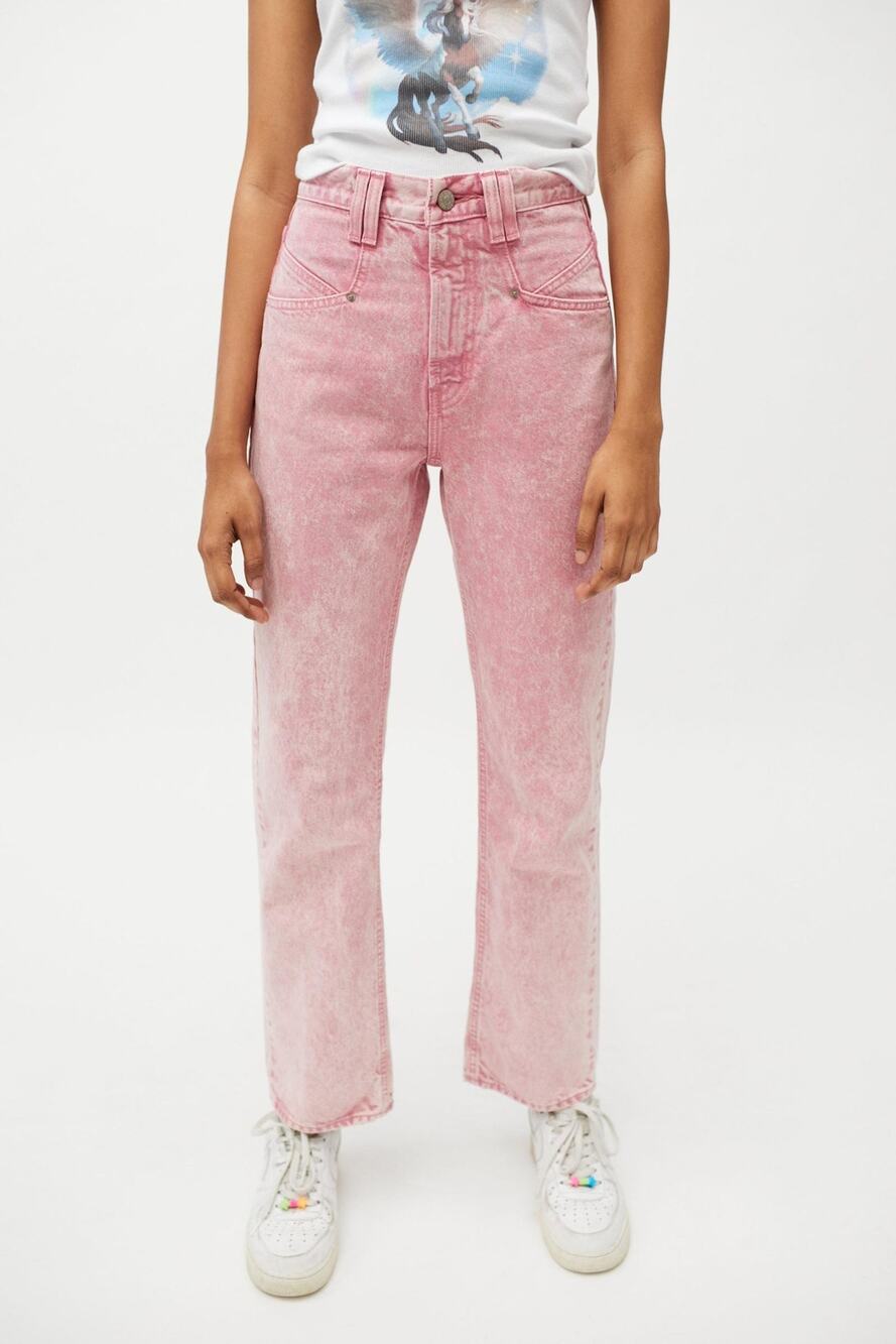 Urban Outfitters BDG Pink Acid Wash  Issa High Waisted Cowboy 90s Jeans 31